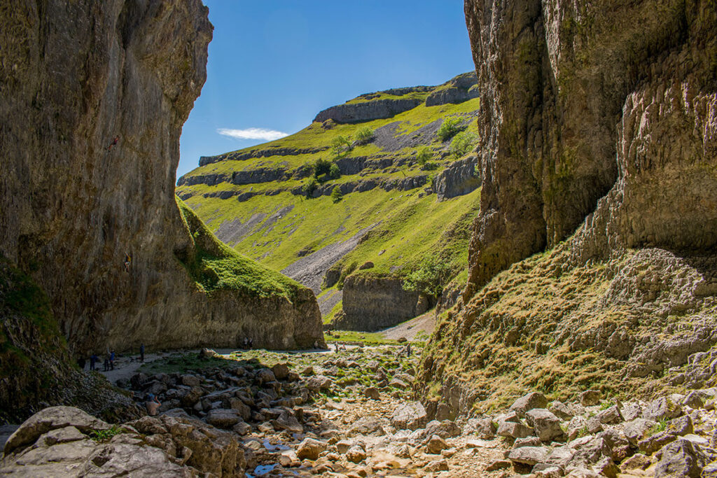 Gordale Scar in the Yorkshire Dales National Park